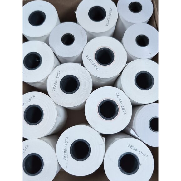 Lot of 15 thermal receipt paper rolls 2¼″ x 75′ – fits POS/registers - Picture 6 of 7